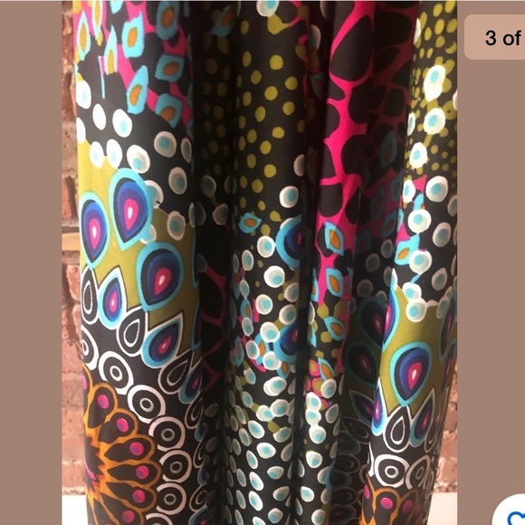 Contro Corrente Printed Halter Maxi Dress OS - Picture 3 of 8